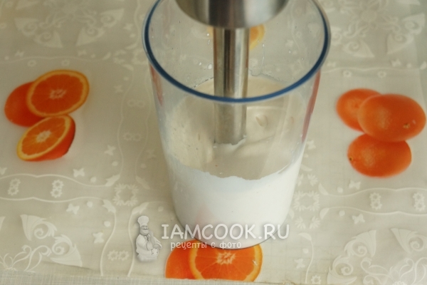 Взбить масло блендером