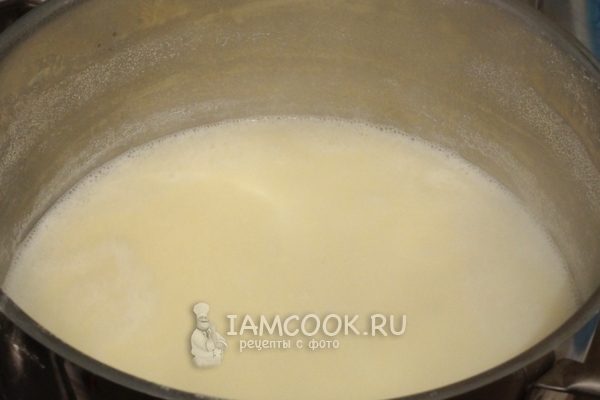 Выпарить часть сыворотки