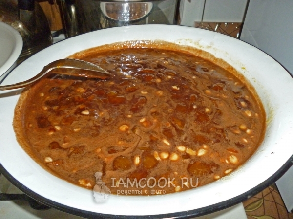 Размешать варенье