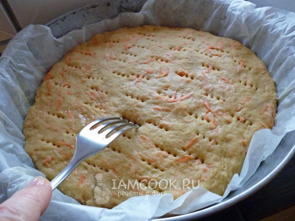 Наколоть тесто вилкой