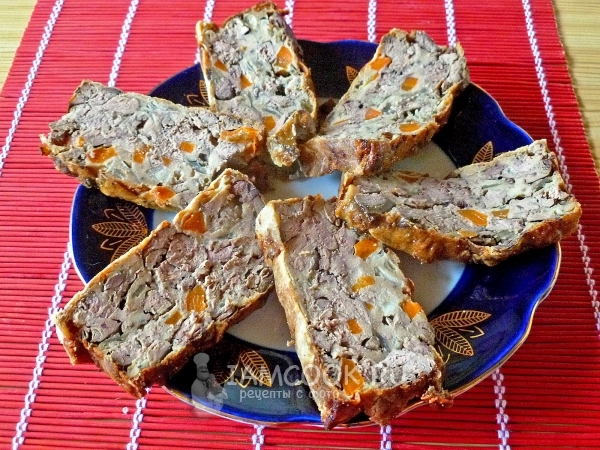 Фото запеканки из куриной печени в духовке