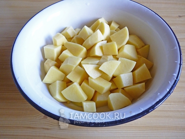 Порезать картофель