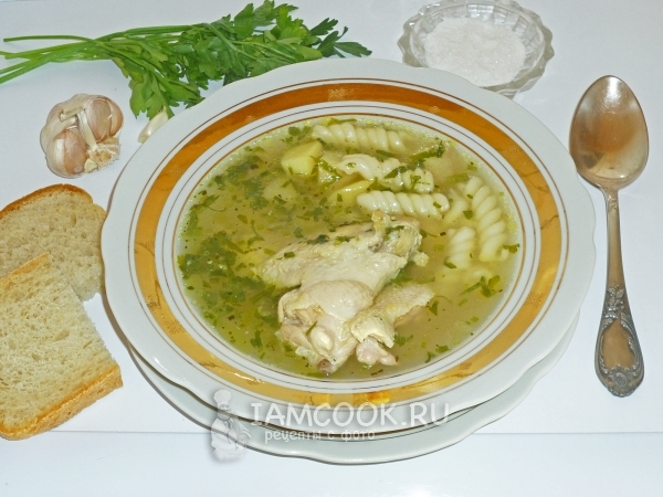 Рецепт куриного супа из крылышек