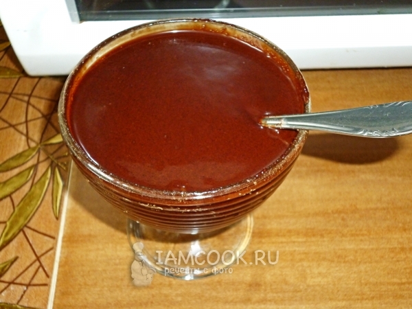 Размешать шоколадную смесь