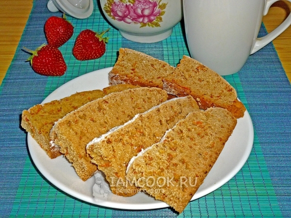 Рецепт пряной морковной коврижки