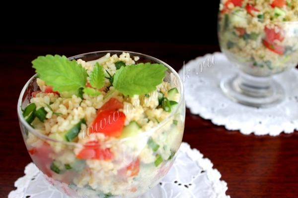 Рецепт салата из булгура