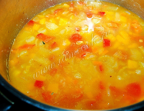 Варим диетический супчик из тыквы