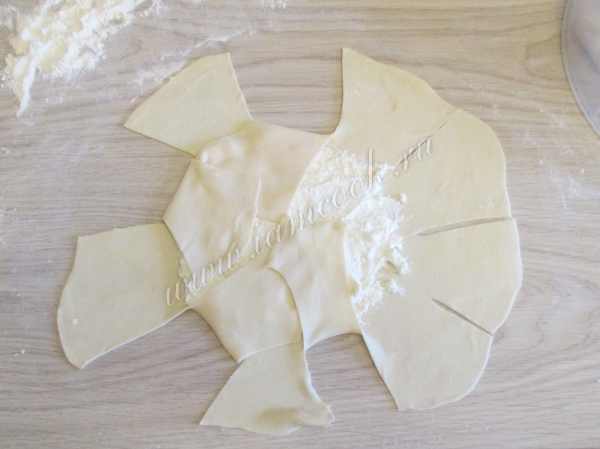 Заворачивание плацинды