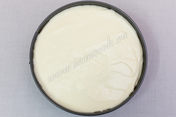 Тесто в форме