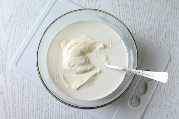 Сливки со сметаной