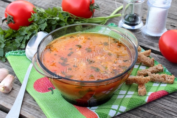 Суп харчо из свинины