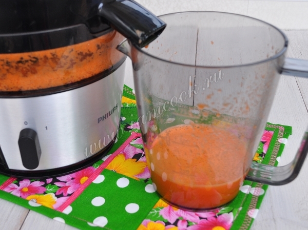 Морковный сок