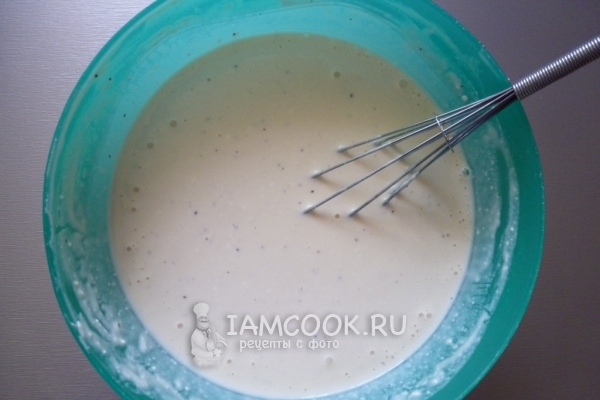 Влить молоко