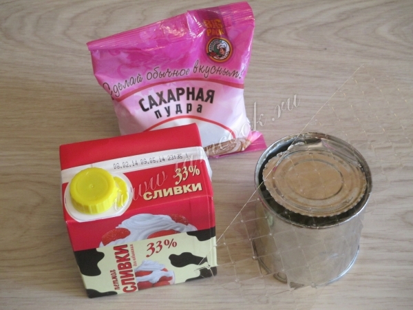 Ингредиенты для домашнего пломбира