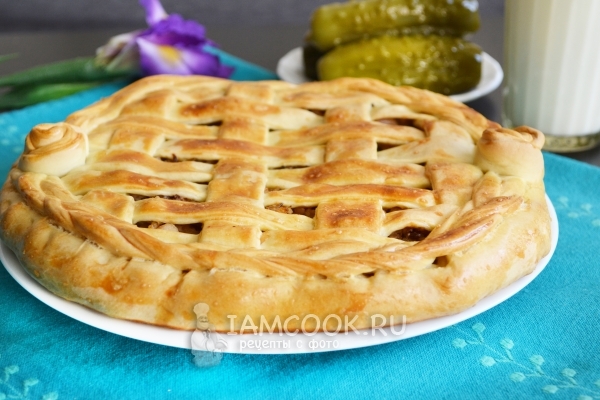 Рецепт курника на кефире