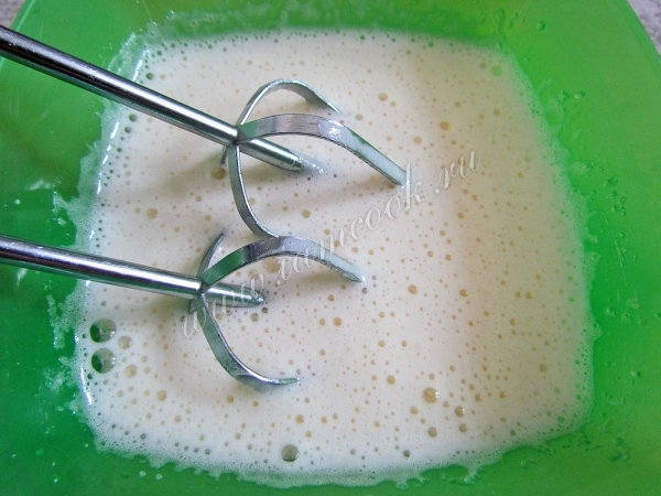 Яйца взбитые с сахаром