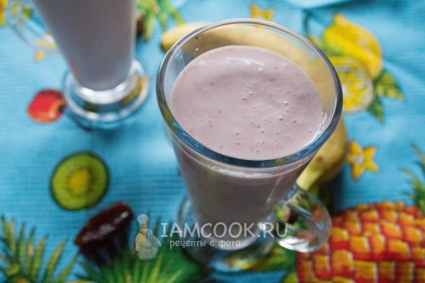 Фото фруктового коктейля с мороженым