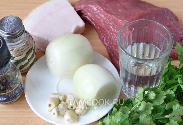 Ингредиенты для начинки