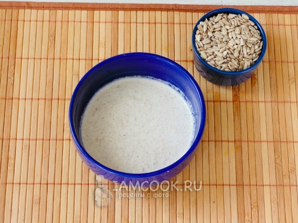 Готовая веганская сметана из семечек