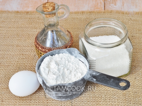 Ингредиенты для теста