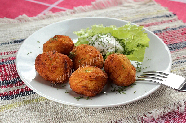 Крокеты картофельные с сыром, рецепт