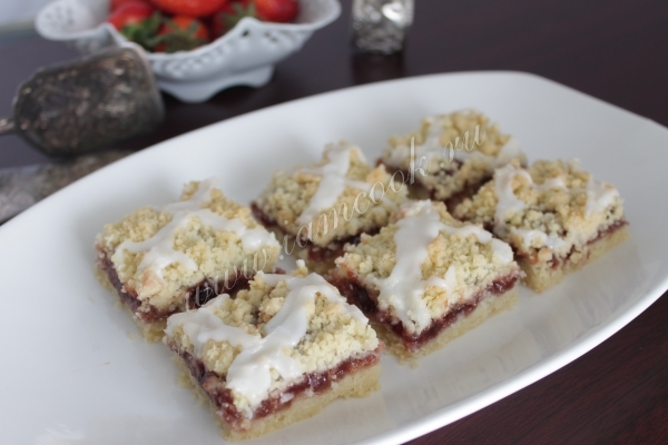 Рецепт малинового штрейзеля