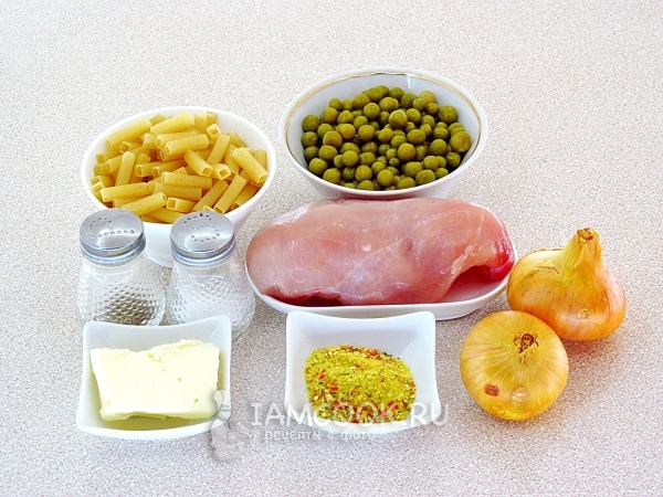 Ингредиенты для куриного супа