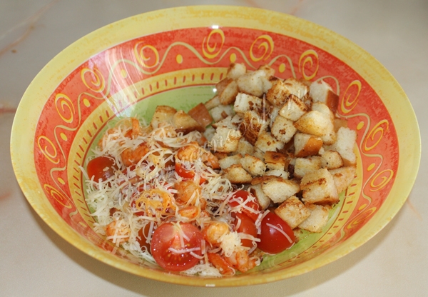 Салат из креветок