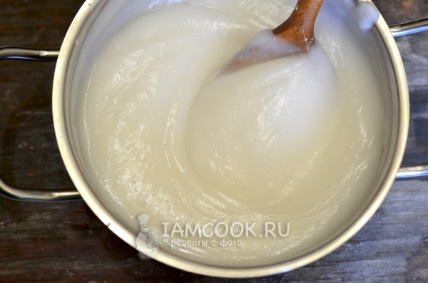 Сварить рисовое молочко