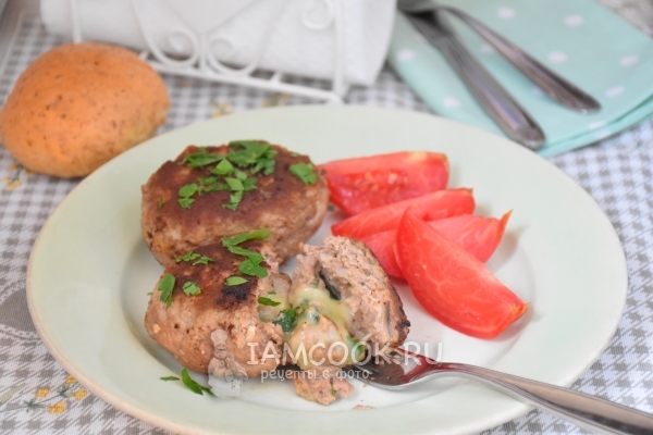 Фото мясных зраз с сыром