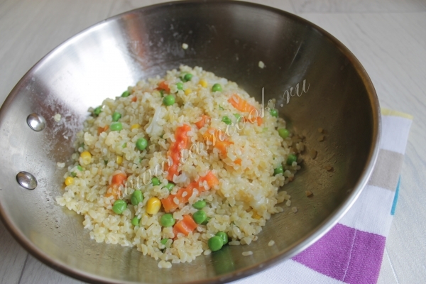 Булгур с овощами