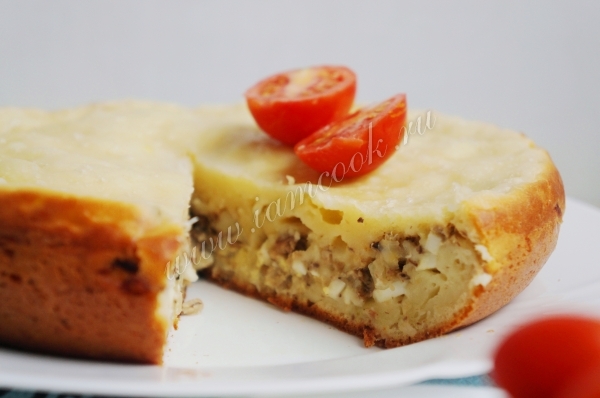Рецепт пирога с рыбными консервами
