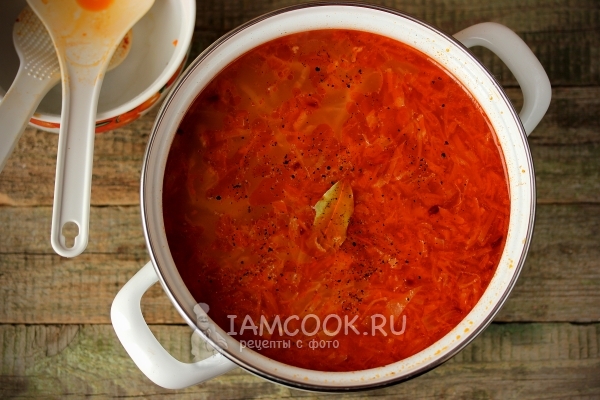 Фото щей с фасолью