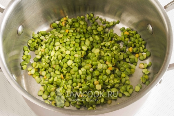 Промыть горох