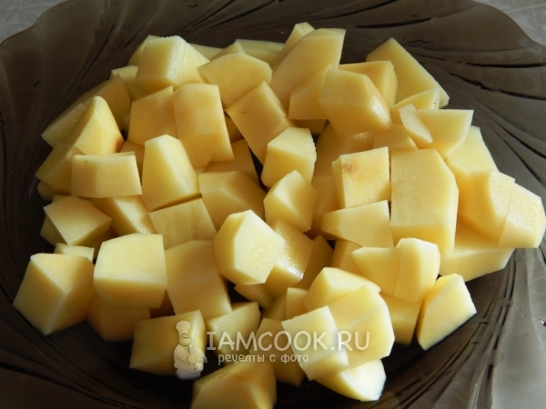 Порезать картофель