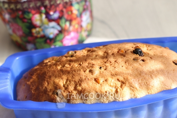 Готовый классический кулич