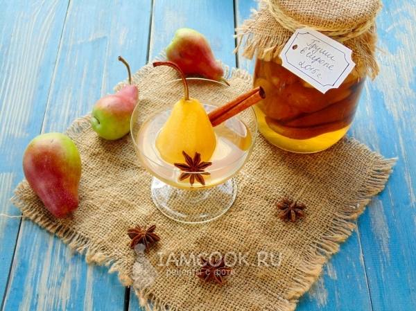 Фото груш в сиропе на зиму