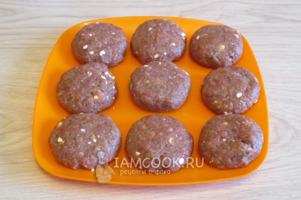 Сформировать котлеты