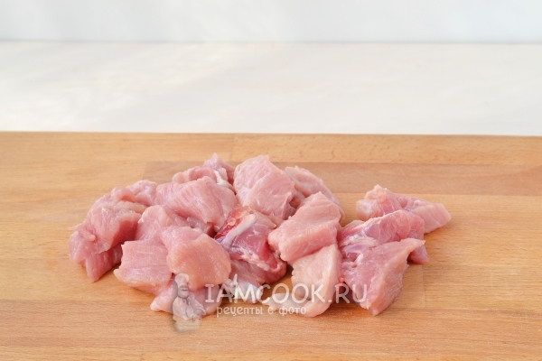 Порезать мясо