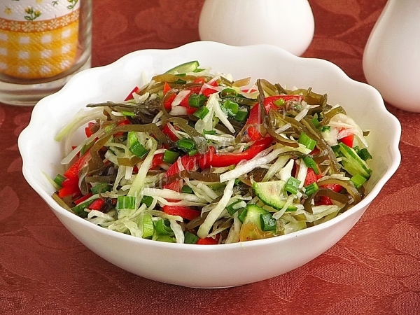 Рецепт салата из морской капусты