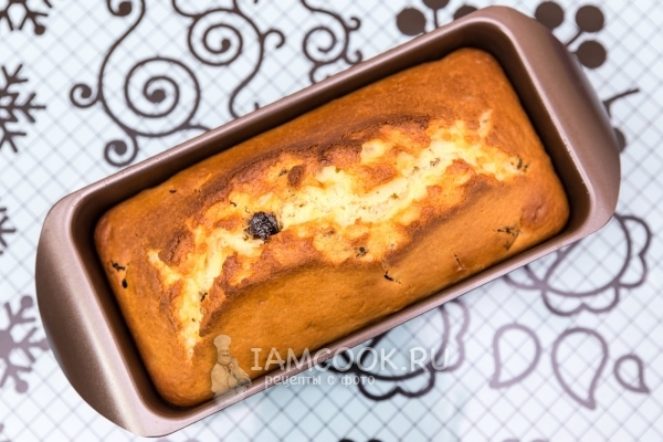 Рецепт лимонного кекса с черносливом