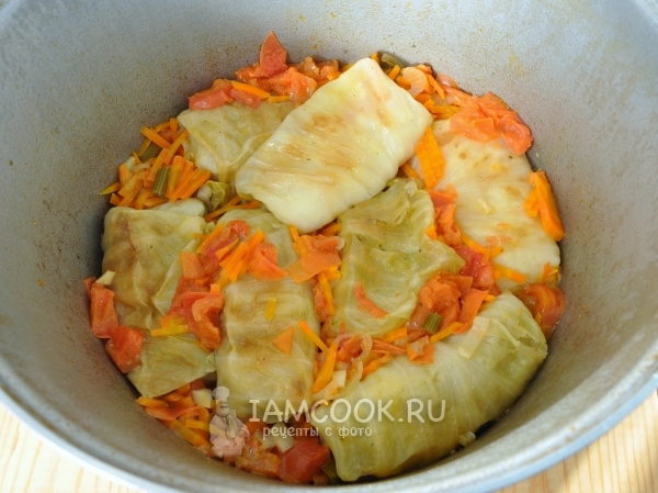 Рецепт голубцов со свиным фаршем и патиссонами