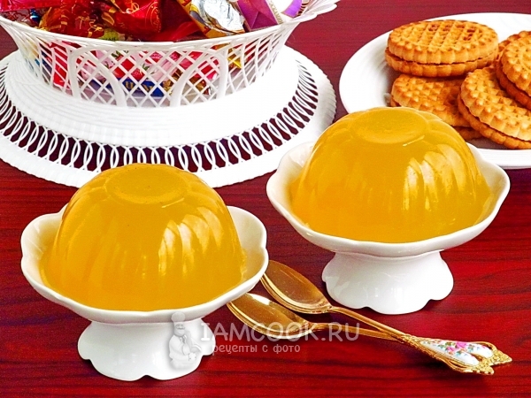 Фото лимонно-медового желе