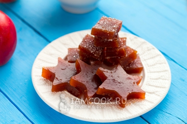 Готовый мармелад из яблок в домашних условиях