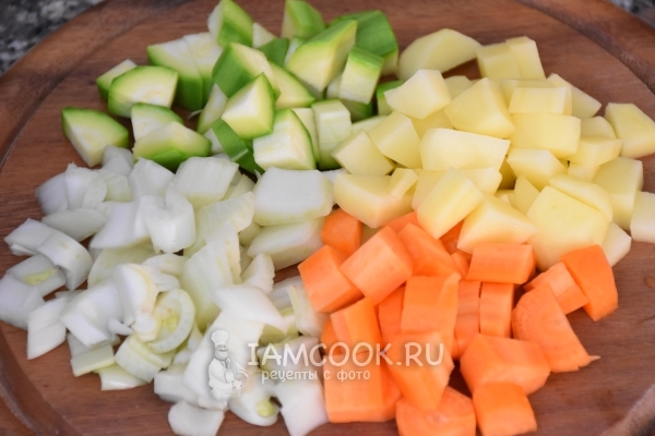 Порезать овощи