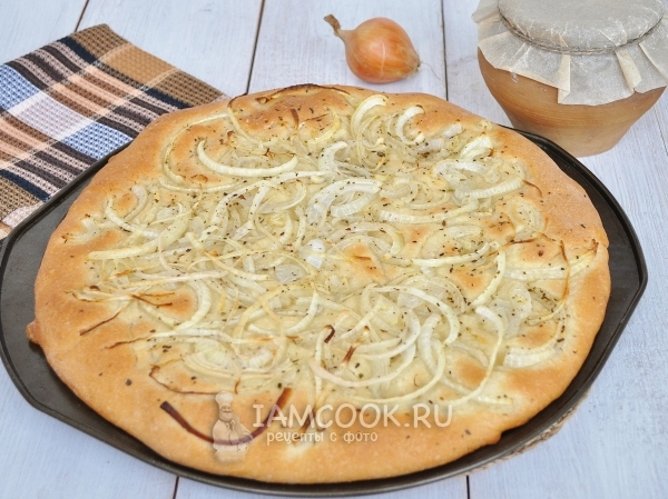 Фото фокаччи с луком