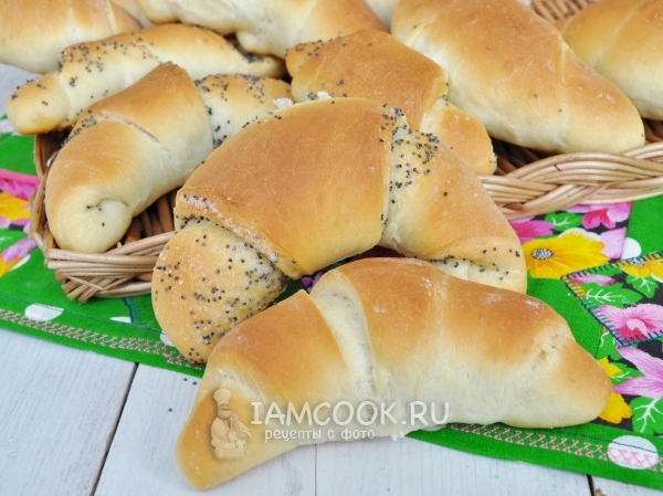 Рецепт рогаликов на молоке