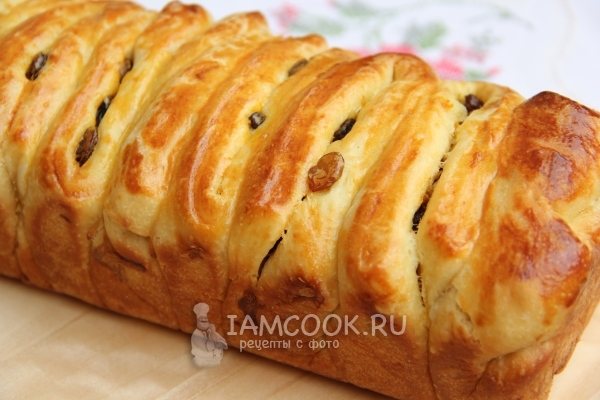 Рецепт апельсинового пирога с изюмом