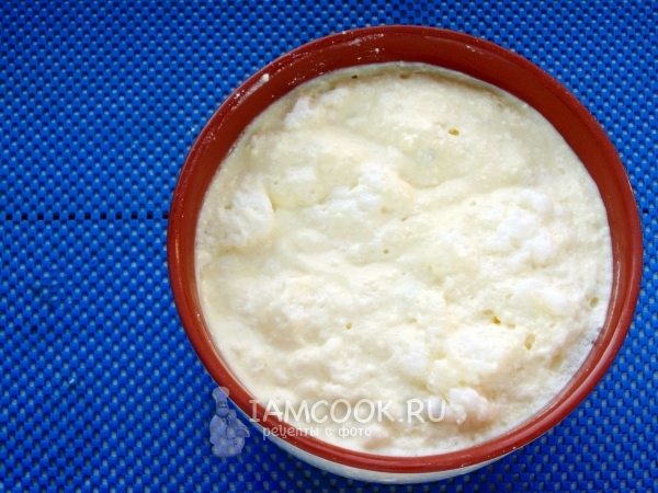 Размешать творожную массу