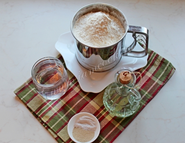 Ингредиенты для домашней питы